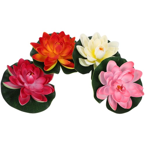 Pcs lotus flottant ornements - 4,