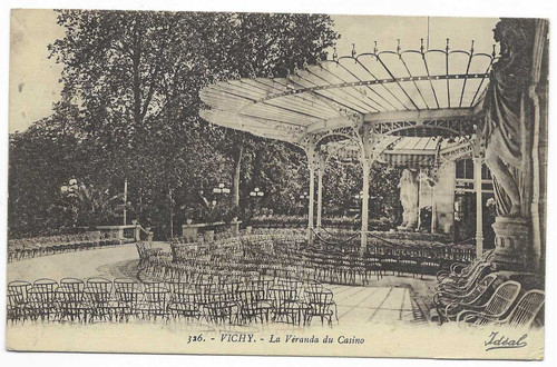 Cpa vichy la - -, véranda