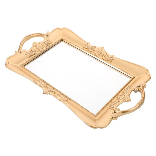 Plateau miroir décoratif pour - plateau,