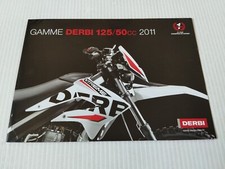 Derbi 50cc et 125cc Gamme 2011 Prospectus Catalogue Brochure Moto