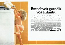 1983 ADVERTISING ADVERTISEMENT 116 BRANDT (2p) washer laundry washing machine