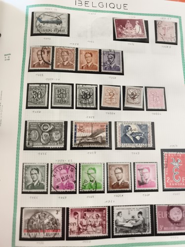 Timbres belgique oblitérés - belgique,