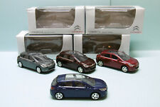 Norev - lot 4 CITROEN C4 gris + Bordeaux + rouge + bleu Neuve NBO 3 inches 1/64