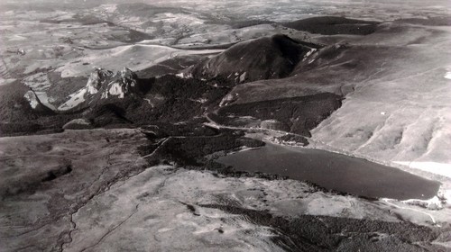 Ancienne photo aérienne - aÉrienne, de