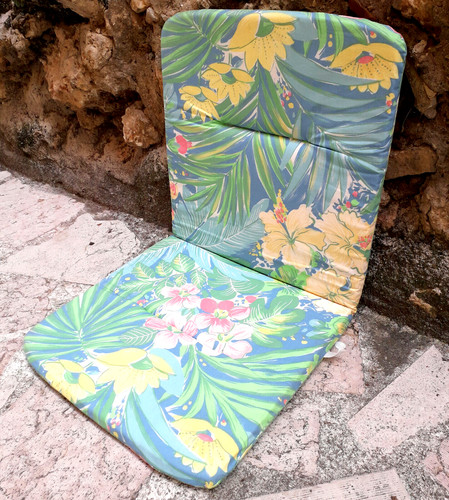 Coussin fleurs pour chaise - a,