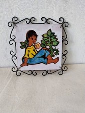 Carreau en faience de Maria