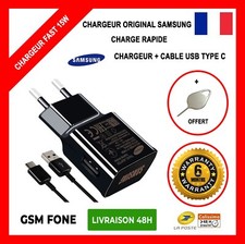 ❌ Chargeur Samsung Original S8 S8+ S9 S9+ S10 S10+ NOTE 9 Rapide USB type C ❌