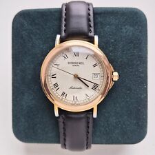 RARE Raymond Weil Geneve White Dial Automatic Swiss Made Vintage Watch