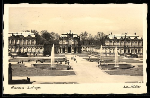 Carte postale dresde chenil - dresde,,