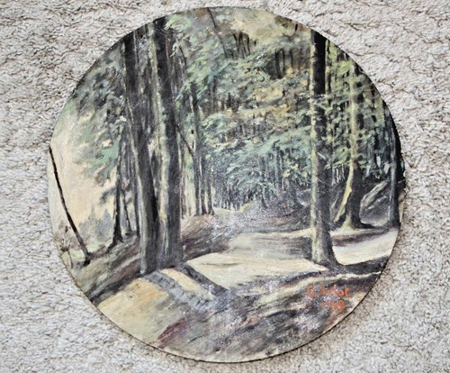 Hsp huile sur panneau - huile,