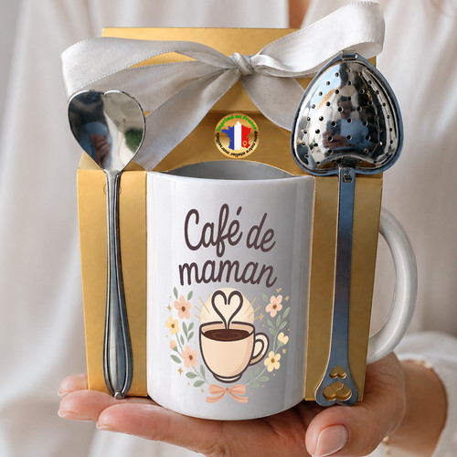 Coffret mug café maman - mug, de