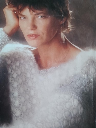 Superbe pull mohair ruban - et,