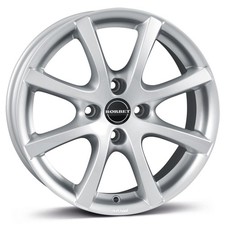 Borbet Wheels LV4 5.5x14 ET35 4x100 SIL for Subaru Justy