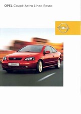 Catalogue Brochure Opel Astra Coupé Linea Rossa 02/2003 Suisse allemand deutsch