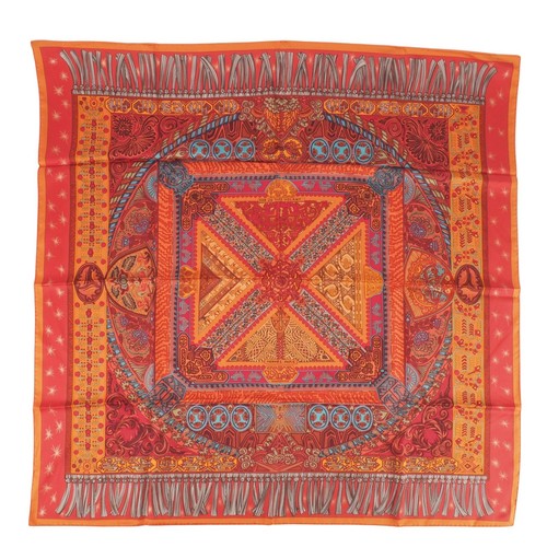 Hermès tuch carré sur un - tuch, 90