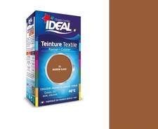 Teinture avec fixateur marron