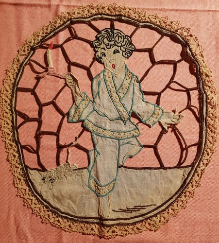 Ancien dessus coussin - ancien,