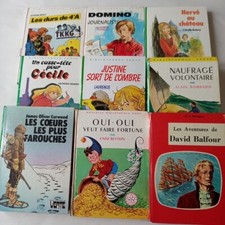 Lot 9 livres Bibliothèque Verte Rose Ancien Enfants Jeunesse Mixe Lot Livres 