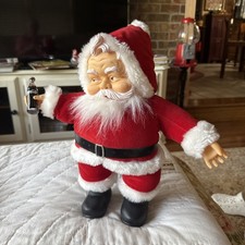 Vintage 1988 Rich’s Santa Claus Doll with Coca-Cola Bottle -GREAT CONDITION 