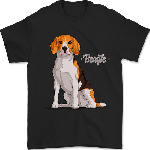 Chien beagle illustration - un,