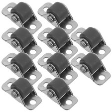  Lot de 10 roulettes fixes silencieuses pour meubles, portes coulissantes,