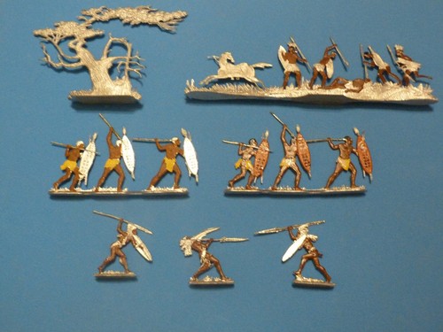 Plats étain zinnfiguren - plats,