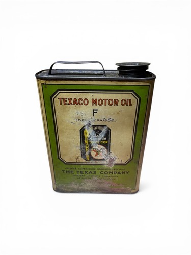 Bidon huile ancien texaco - bidon,