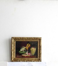 CADRE ANCIEN BOIS DORE