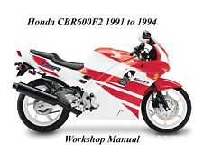 HONDA CBR600F2 1991 to 1994 WORKSHOP MANUAL - PDF Files