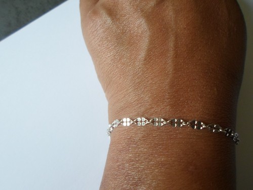 Bracelet argent massif - en,