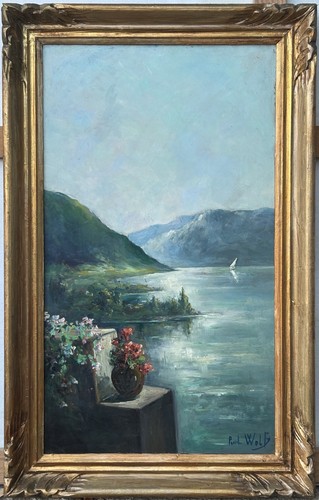 Antique original oil painting - original,