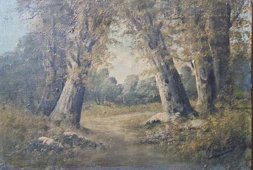 Tableau peinture huile toile - tableau,