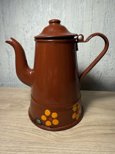 Cafetière tôle émaillée - cafetière,