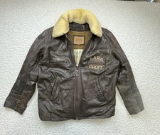 Blouson aviateur en cuir