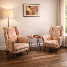 Fauteuils Vintage Simili Cuir