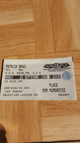 Billet concert patrick - billet,