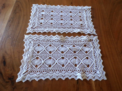 Linge ancien napperons en - linge, 2