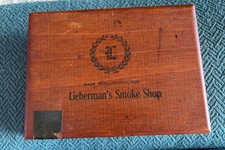 Vintage Wood Cigar Box Pinned