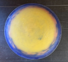 Muller Frères Lunéville Art Deco Marble Glass Dough Pendant Basin New