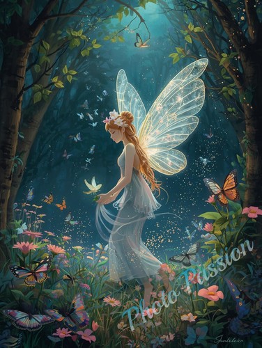 Poster fee foret enchantement - poster,