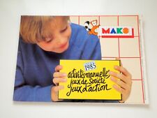 MAKO 1985 CATALOGUE JOUETS