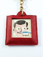 VINTAGE 60s Visiomatic PYOCRINOL KEYCHAIN - CHARACTERS -
