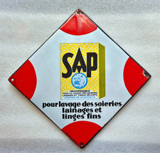 Plaque émaillée Lessive SAP