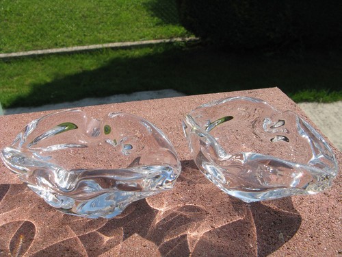 Cendriers cristal de - 2,