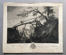 Le passage de l'eau, gravure