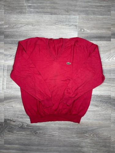 Pull lacoste vintage rouge - lacoste, –