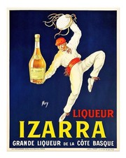 Affiche Liqueur Vintage Izarra