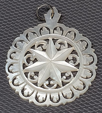pendentif vintage en nacre #68