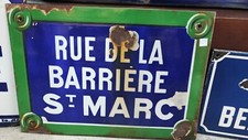 PLAQUE DE RUE ÉMAILLÉE