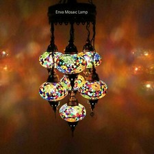 Lustre plafonnier suspendu en